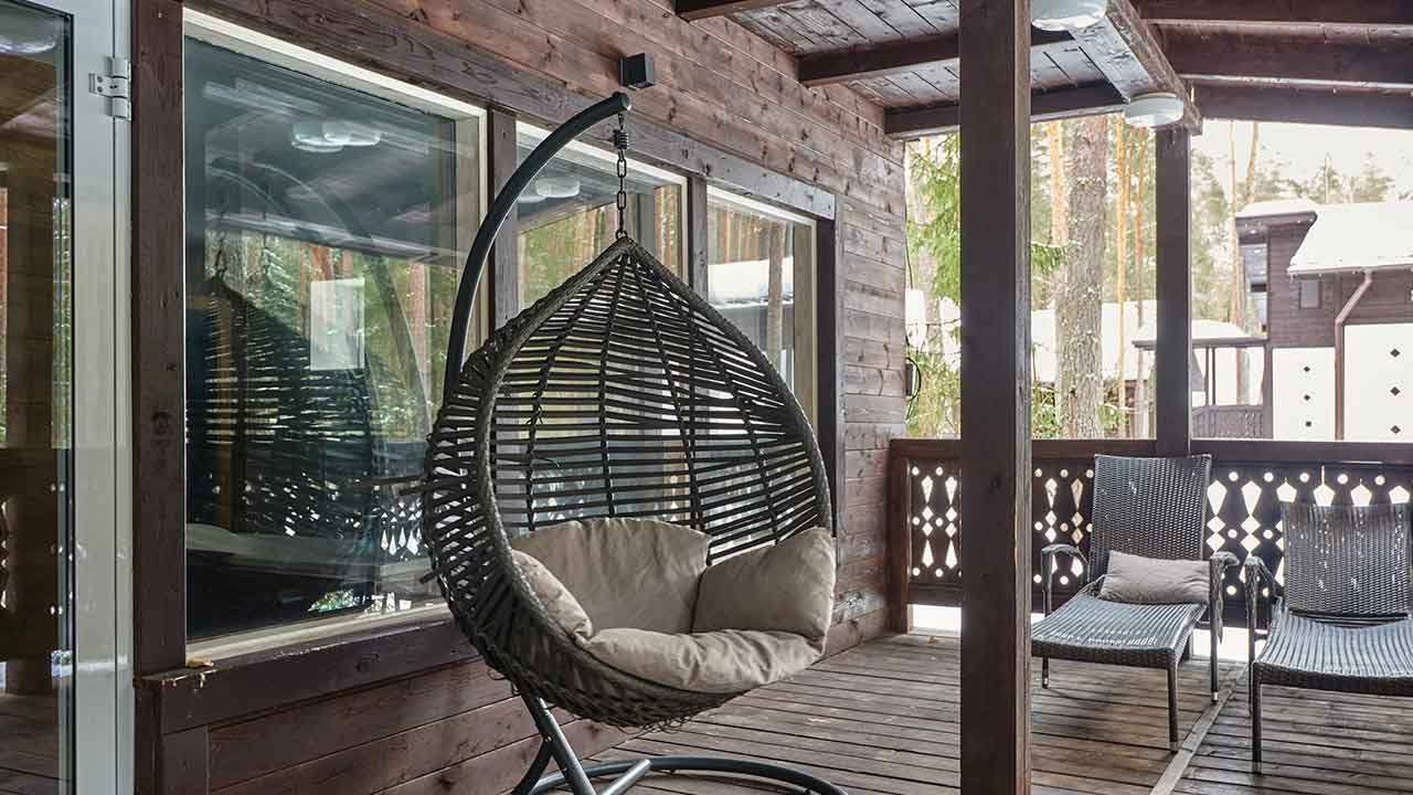 Шале с 3 спальнями с видом на лес