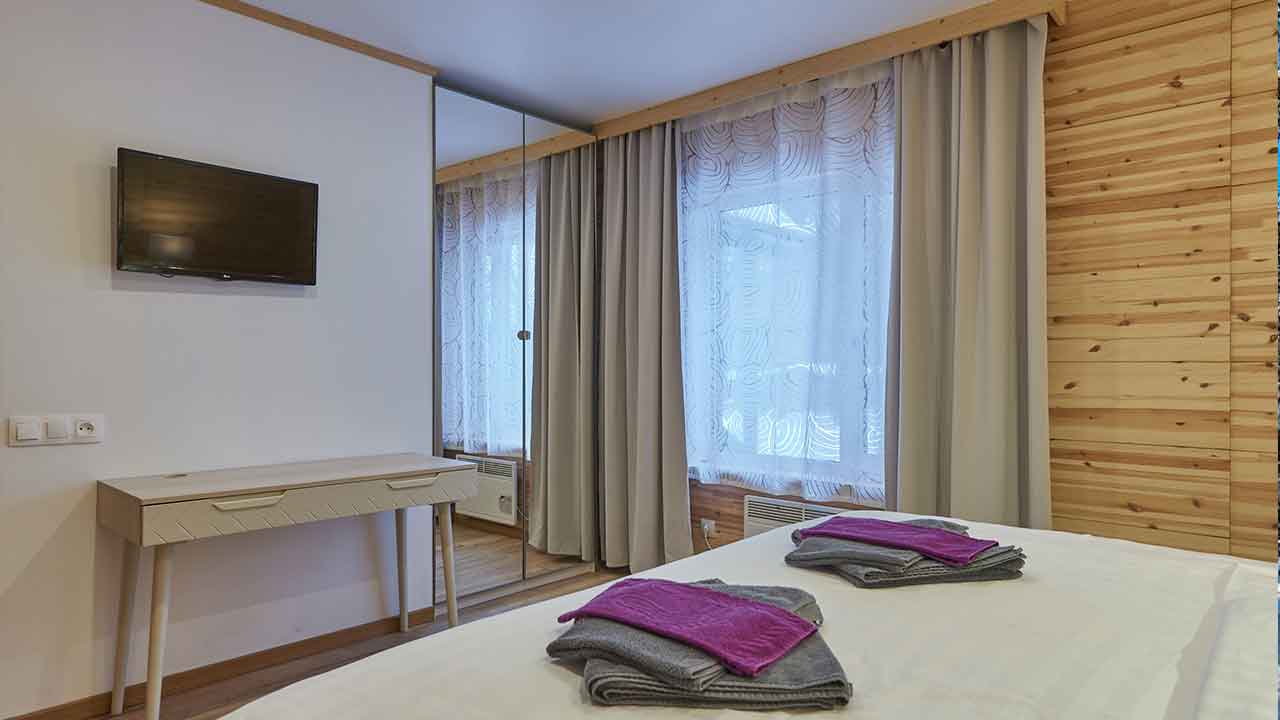 Шале с 2 спальнями с видом на лес