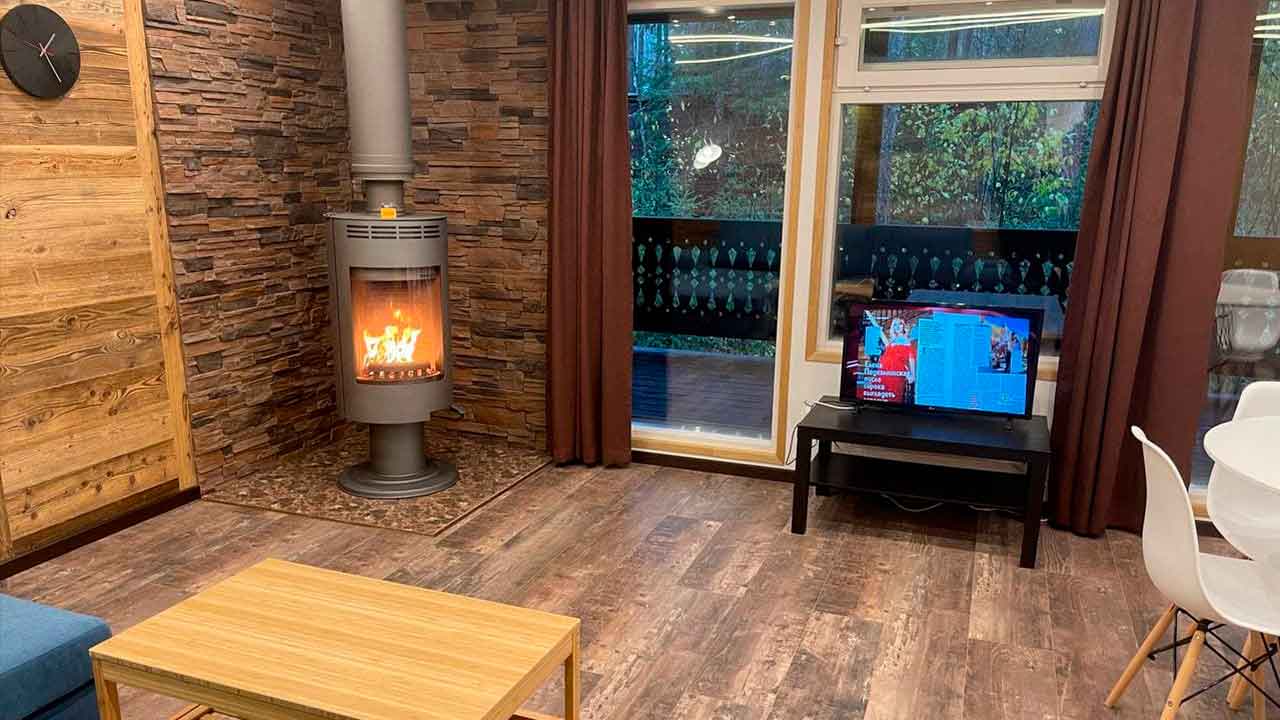 Шале с 1 спальней с видом на лес