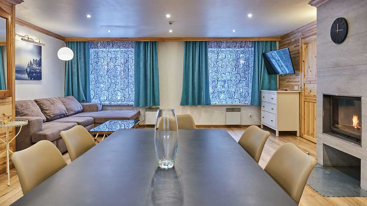 Шале с 2 спальнями с видом на лес